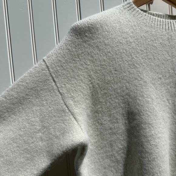 Lauren Manoogian New Suri Alpaca Long Sleeve Crewneck Sweater Celadon Size 1 NWT - Picture 12 of 16